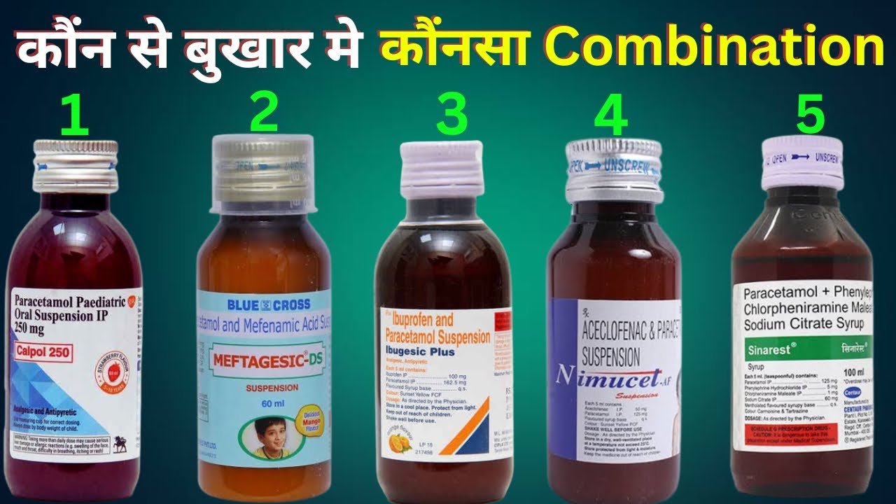 Baccho Main Bukhar Ka Syp List